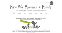 Desktop Screenshot of howwebecameafamily.com